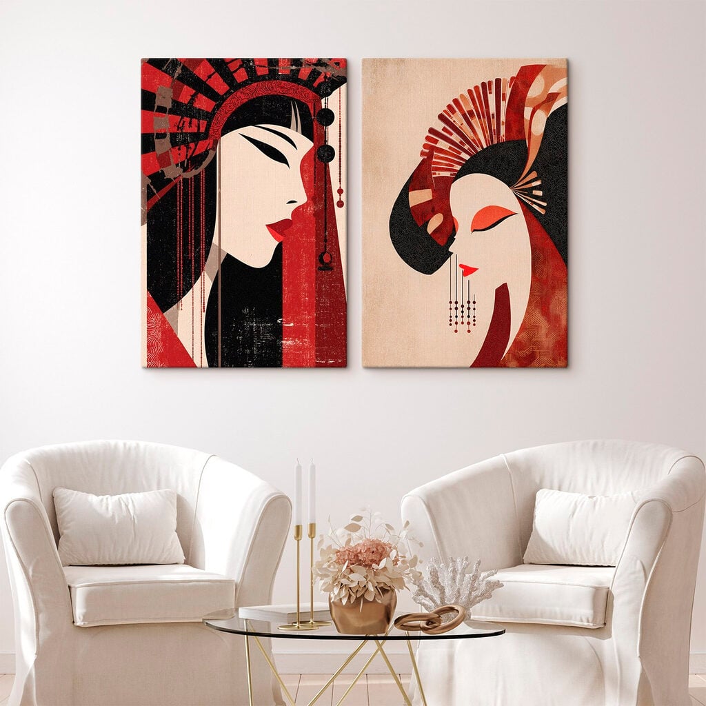 Couple of women with different colors