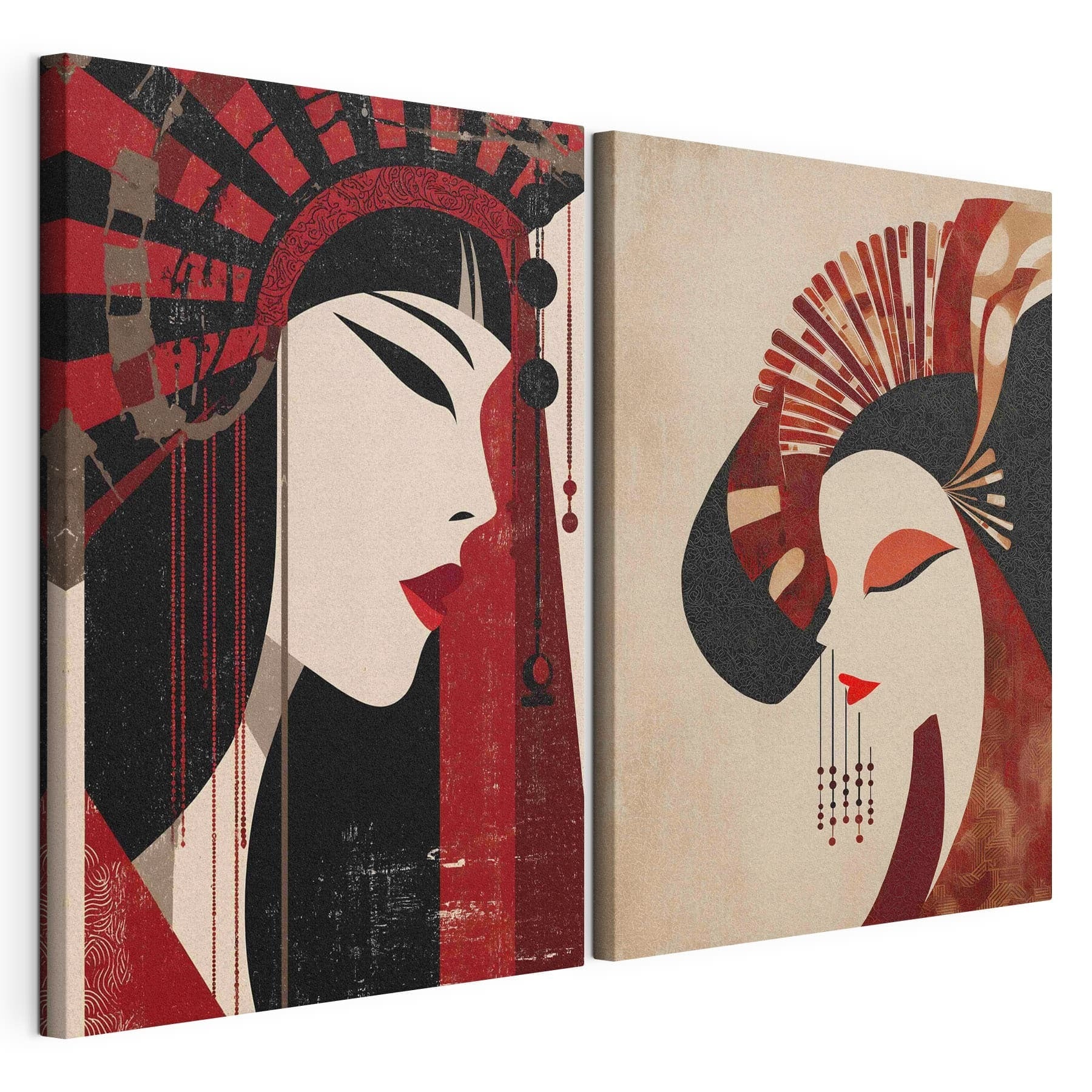 Couple of women with different colors