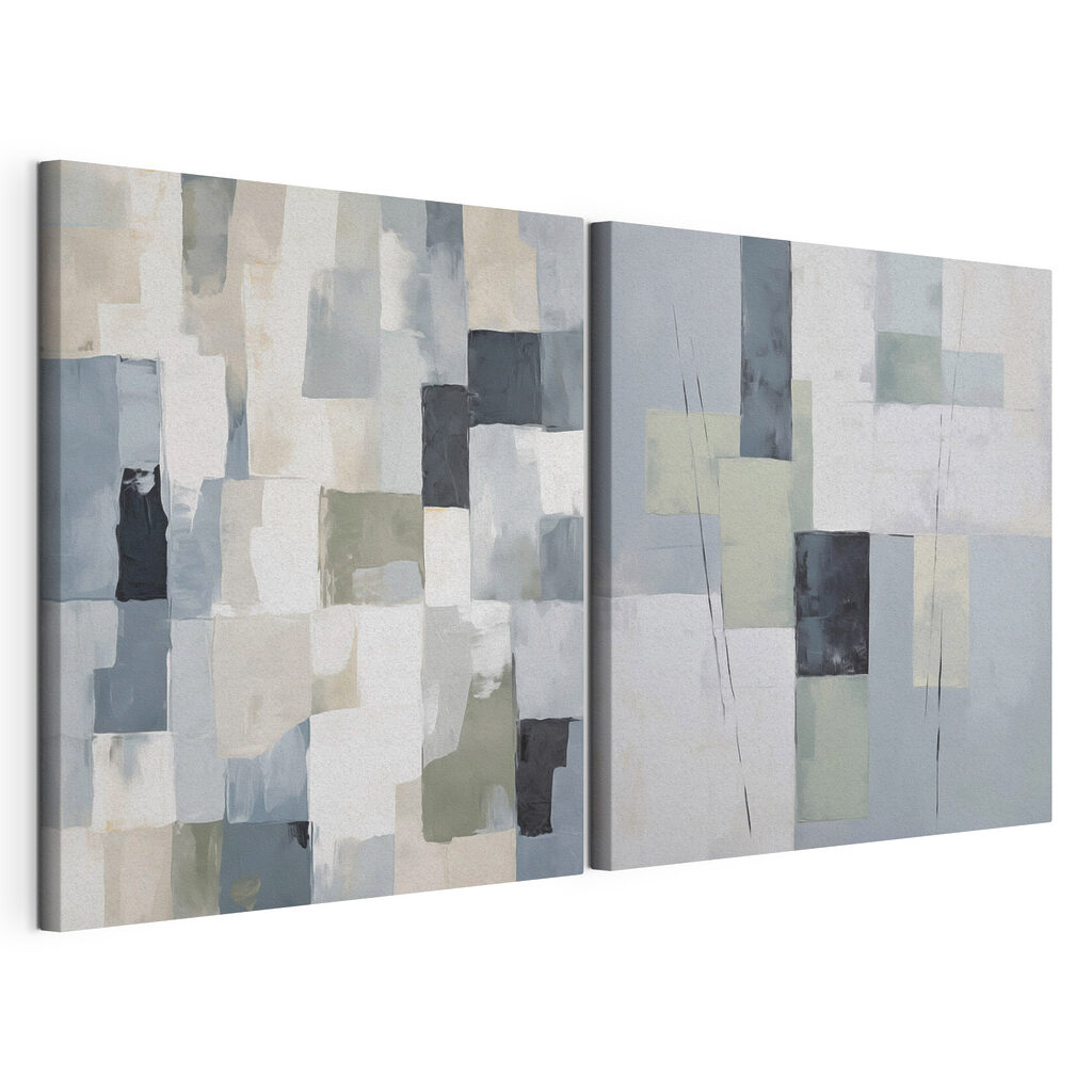 Painting of squares and rectangles