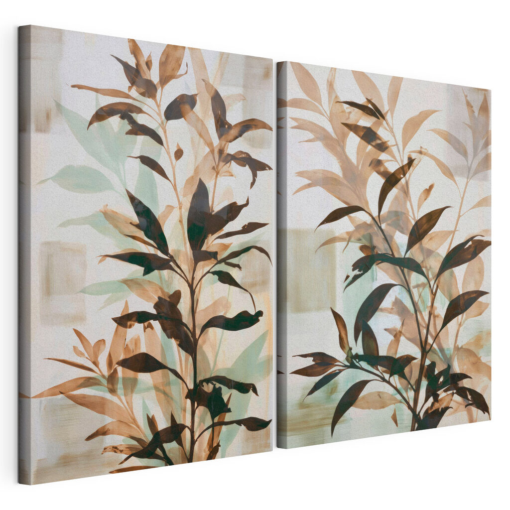 - Elegant foliage in soft hues