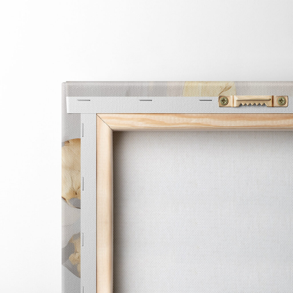 - Elegant leaves in soft hues