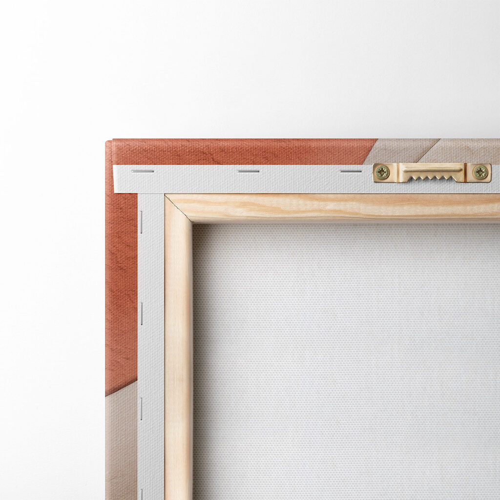 Flowing shapes in warm hues