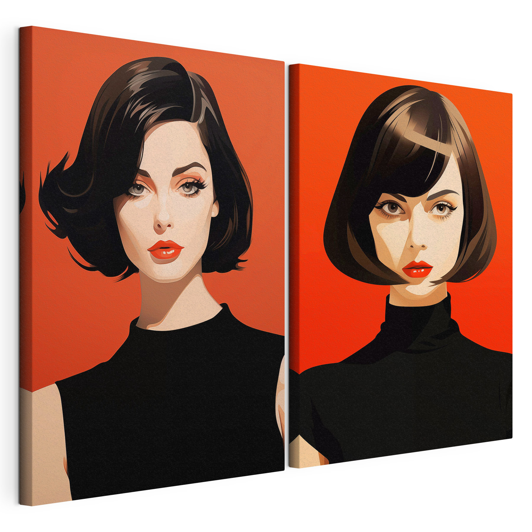 Woman with short hair