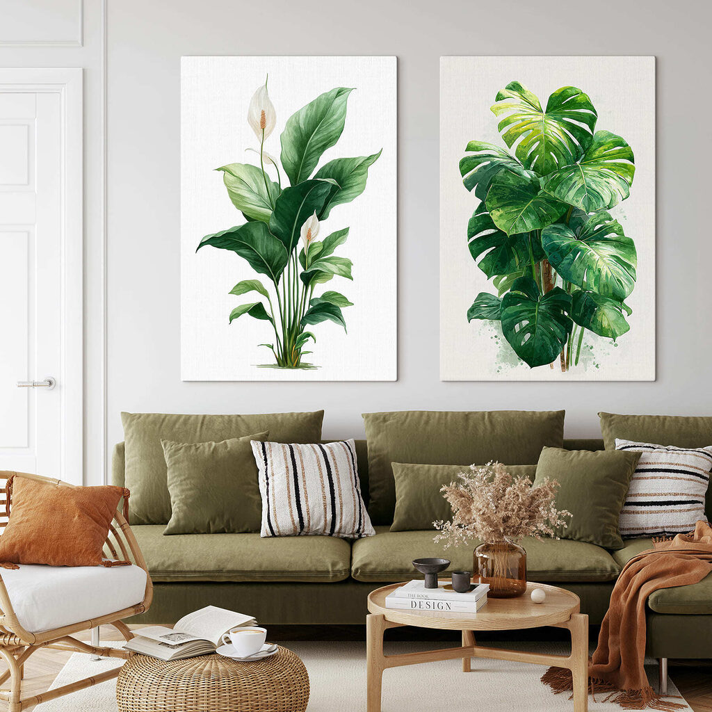 Fresh foliage brings nature indoors
