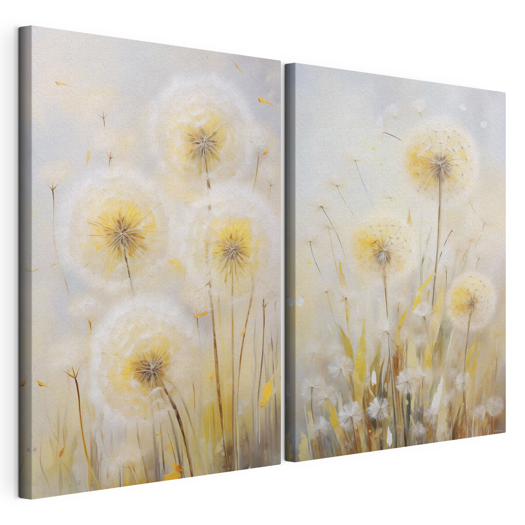 Painting of dandelions
