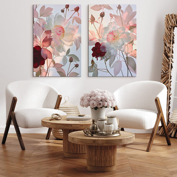 Soft blooms in delicate hues