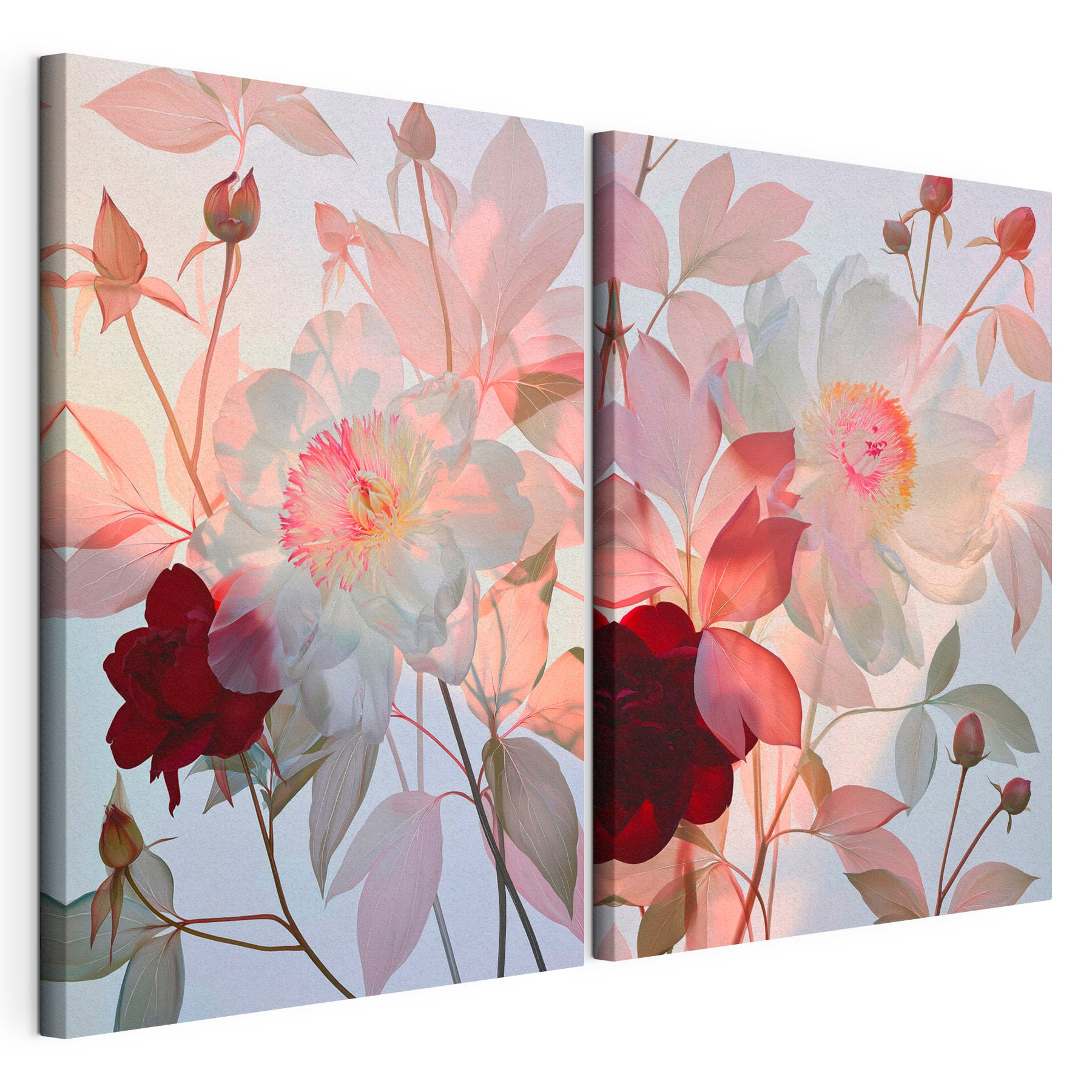 Soft blooms in delicate hues