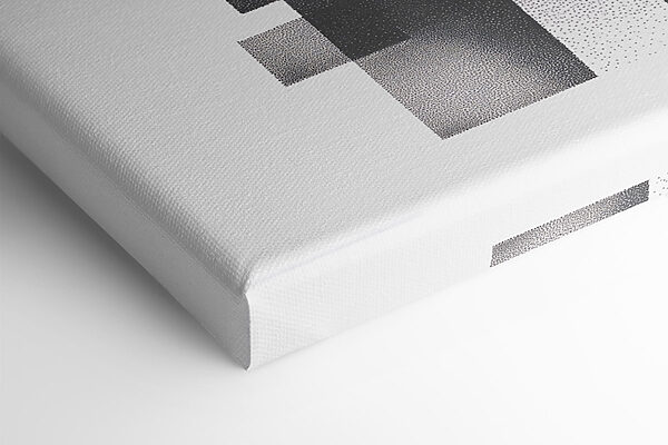 Ethereal faces in abstract alignment