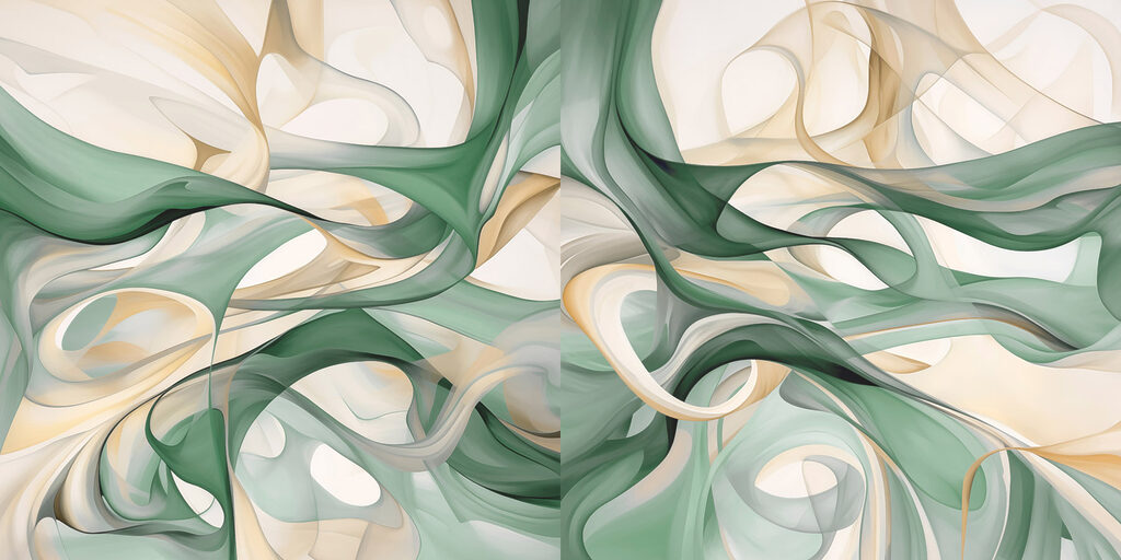 Flowing Shapes in Soft Colors