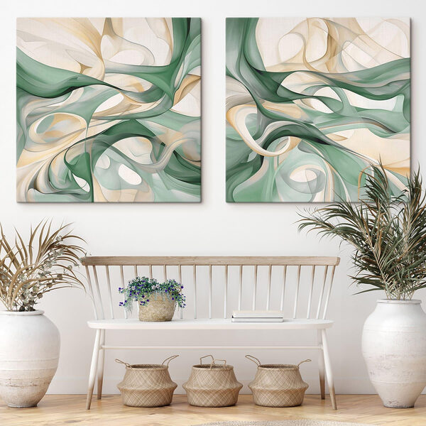 Flowing Shapes in Soft Colors