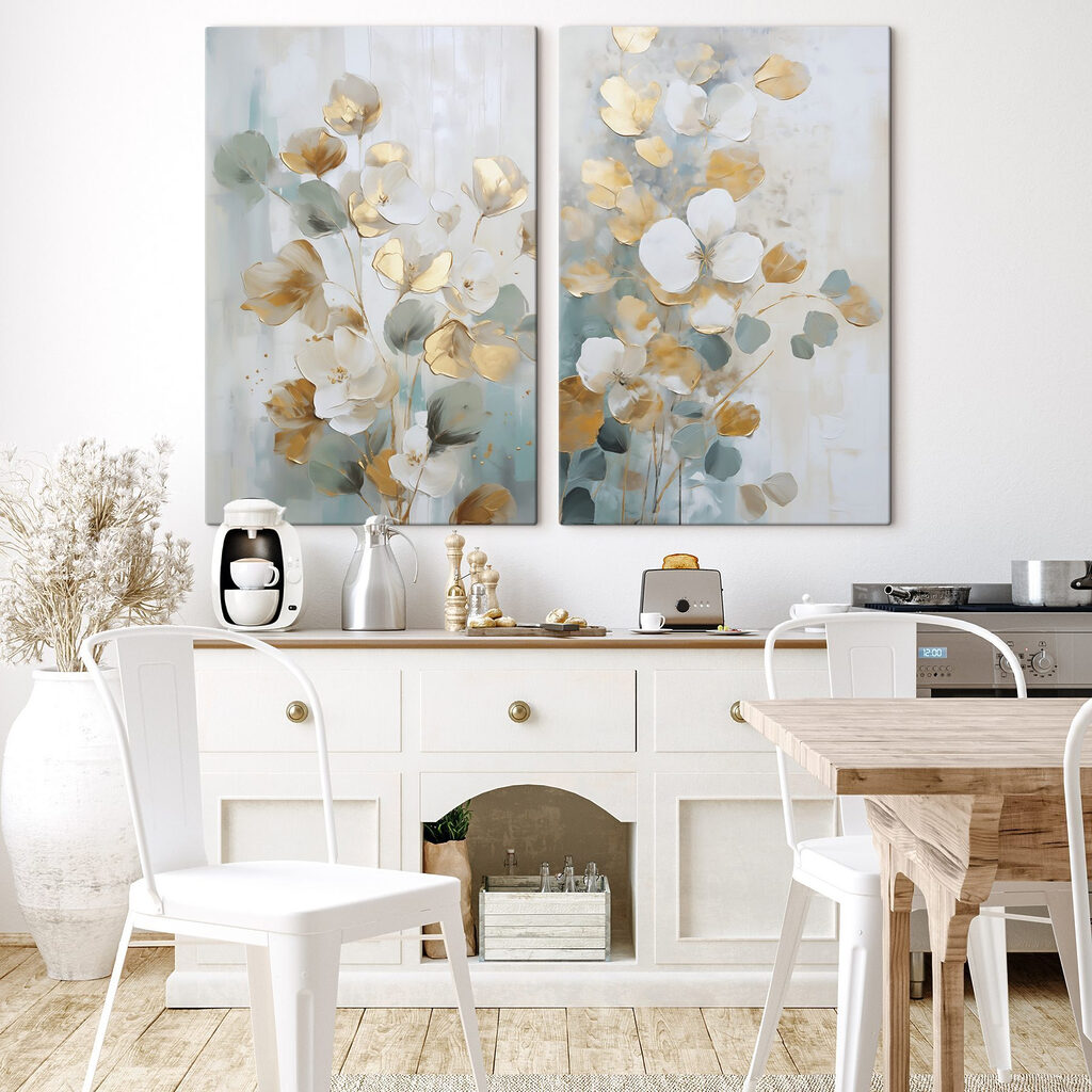 - Elegant floral composition with soft hues