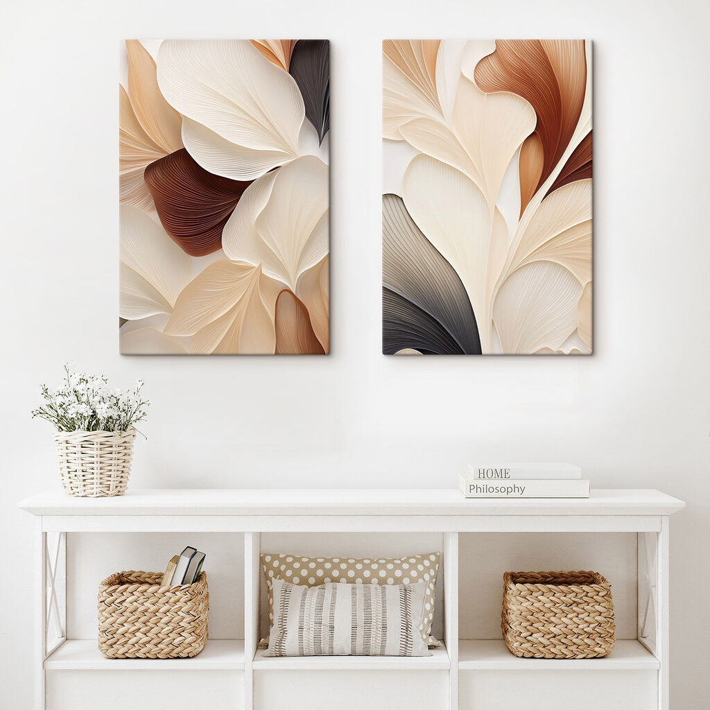 Delicate waves in soft colors