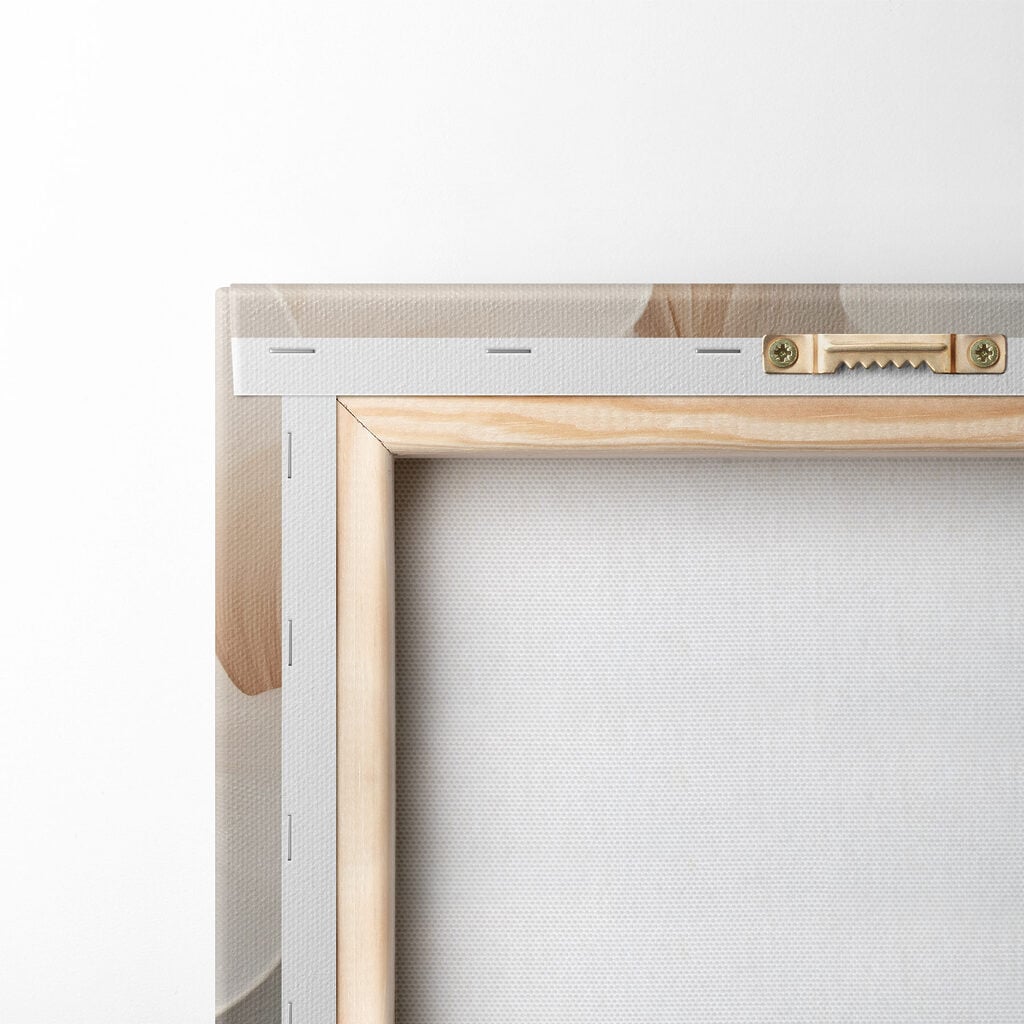 - Flowing lines in soft hues