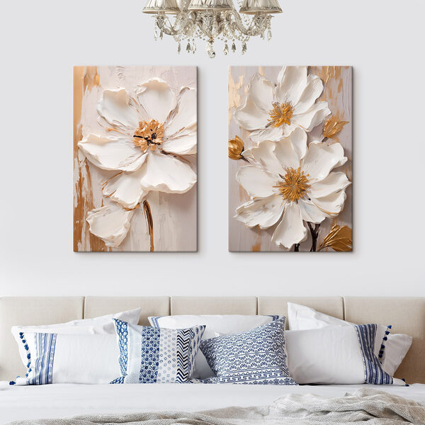 Delicate blooms in soft tones
