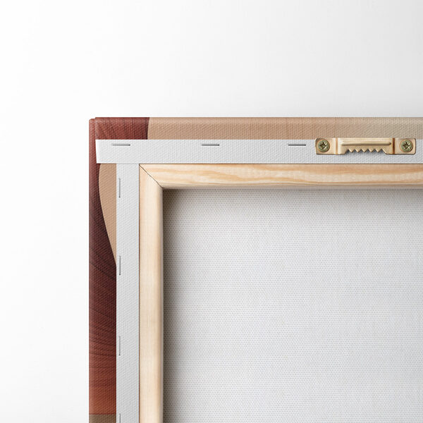 Flowing shapes in soft color palette