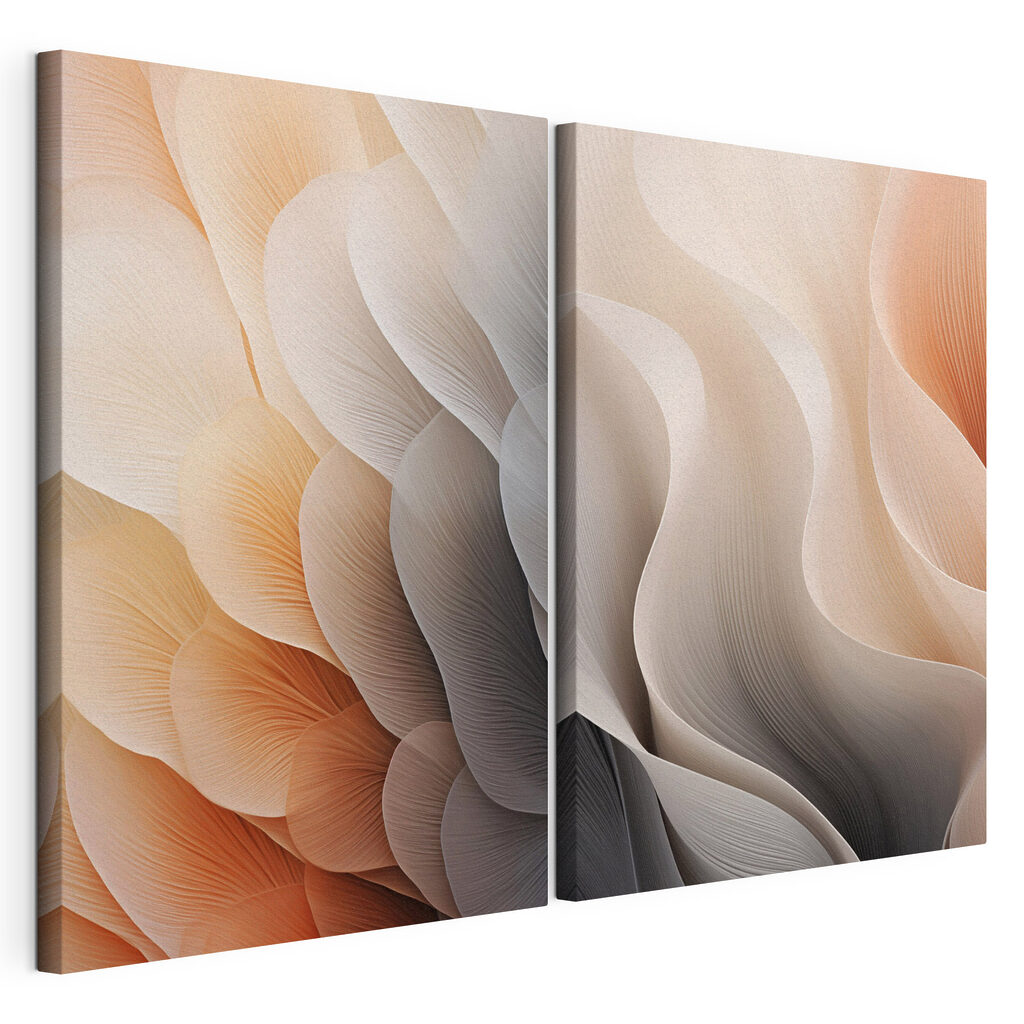 Flowing patterns in soft colors