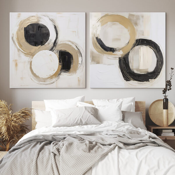 Painting of circles and circles