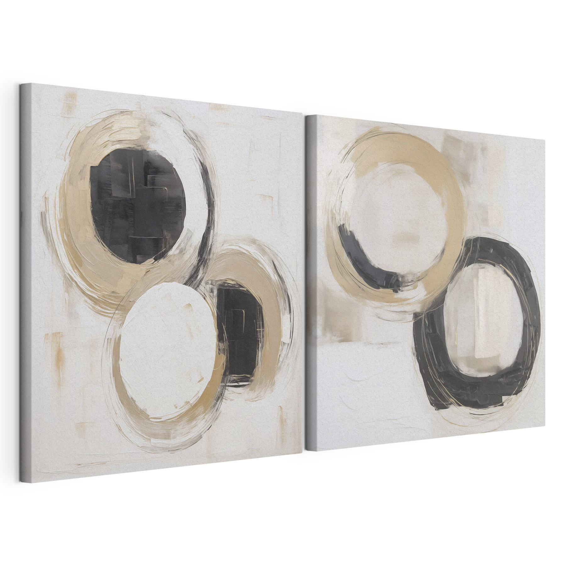 Painting of circles and circles