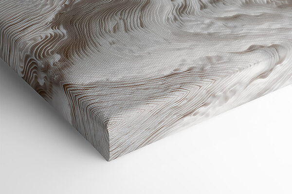 White and grey surface with wavy lines