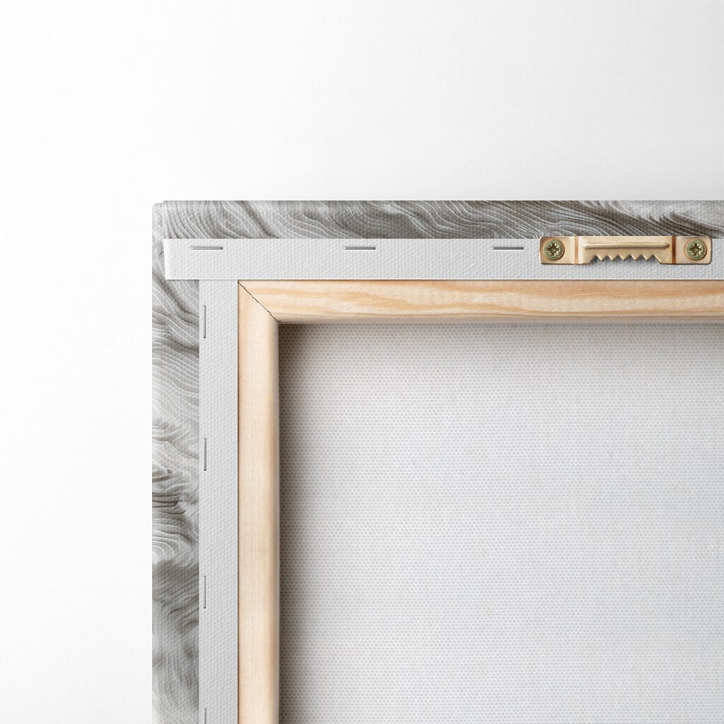 White and grey surface with wavy lines