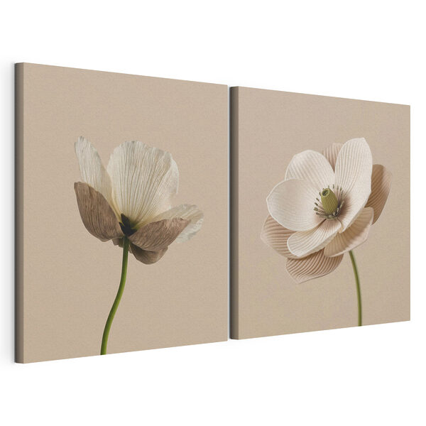 Delicate blooms in soft tones