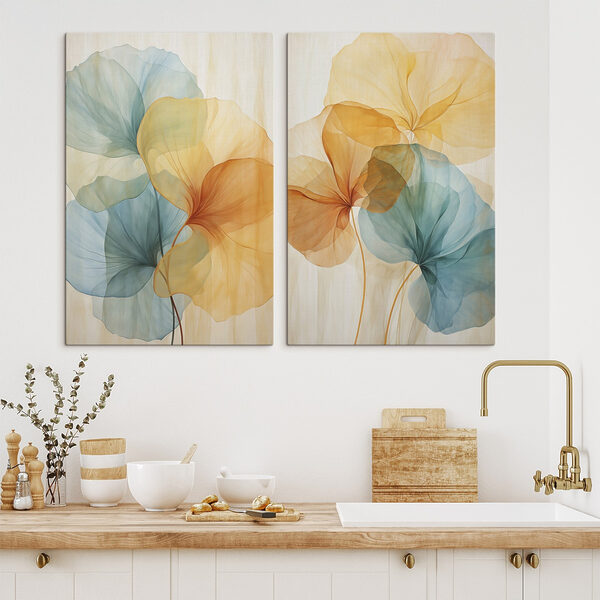 Soft hues blend in harmonious display