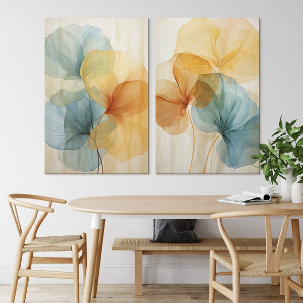 Soft hues blend in harmonious display