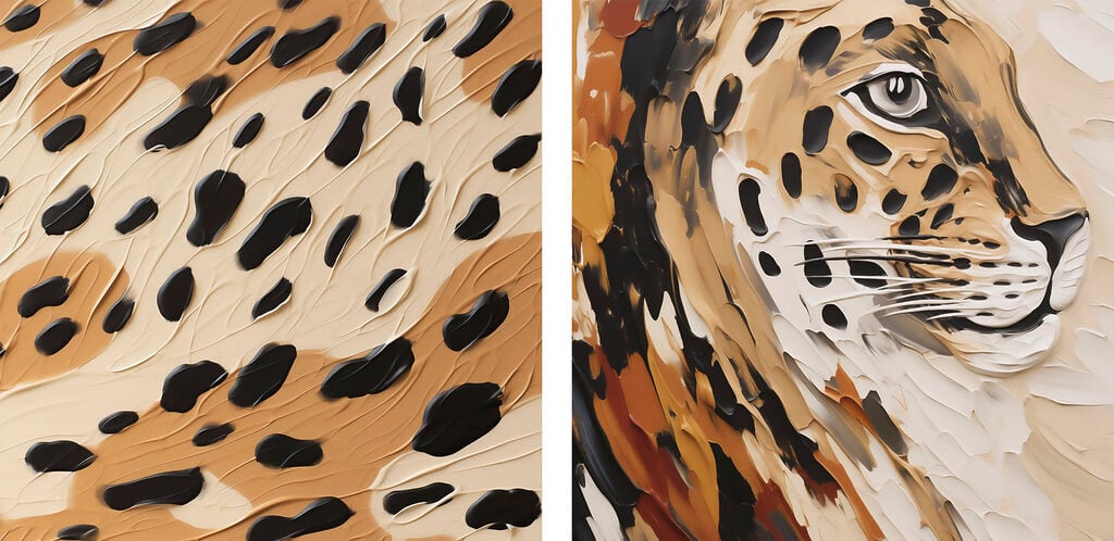 Captivating feline patterns in art