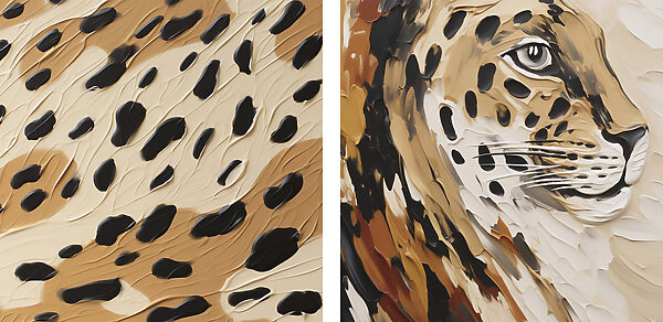 Captivating feline patterns in art