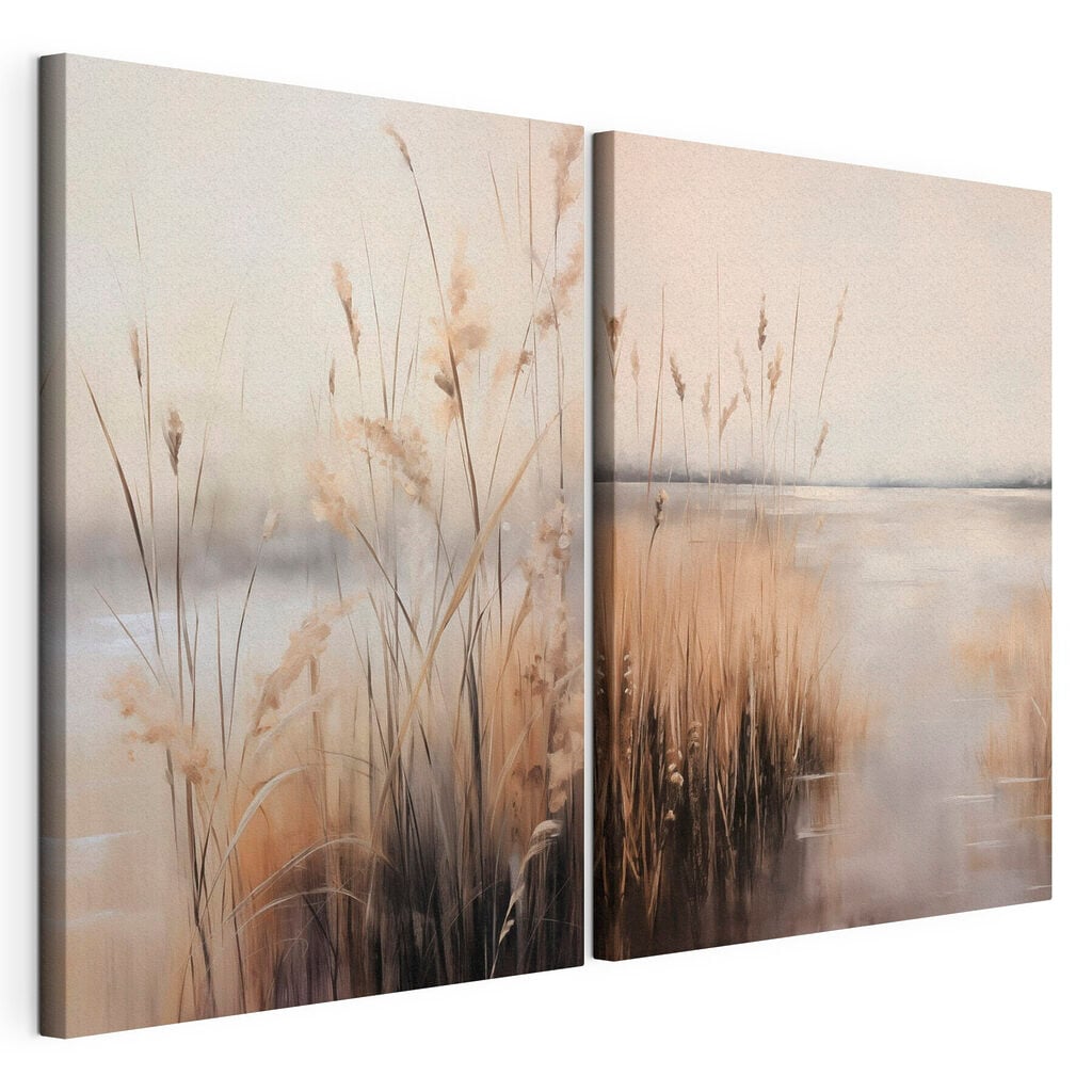 Painting of a marshy area