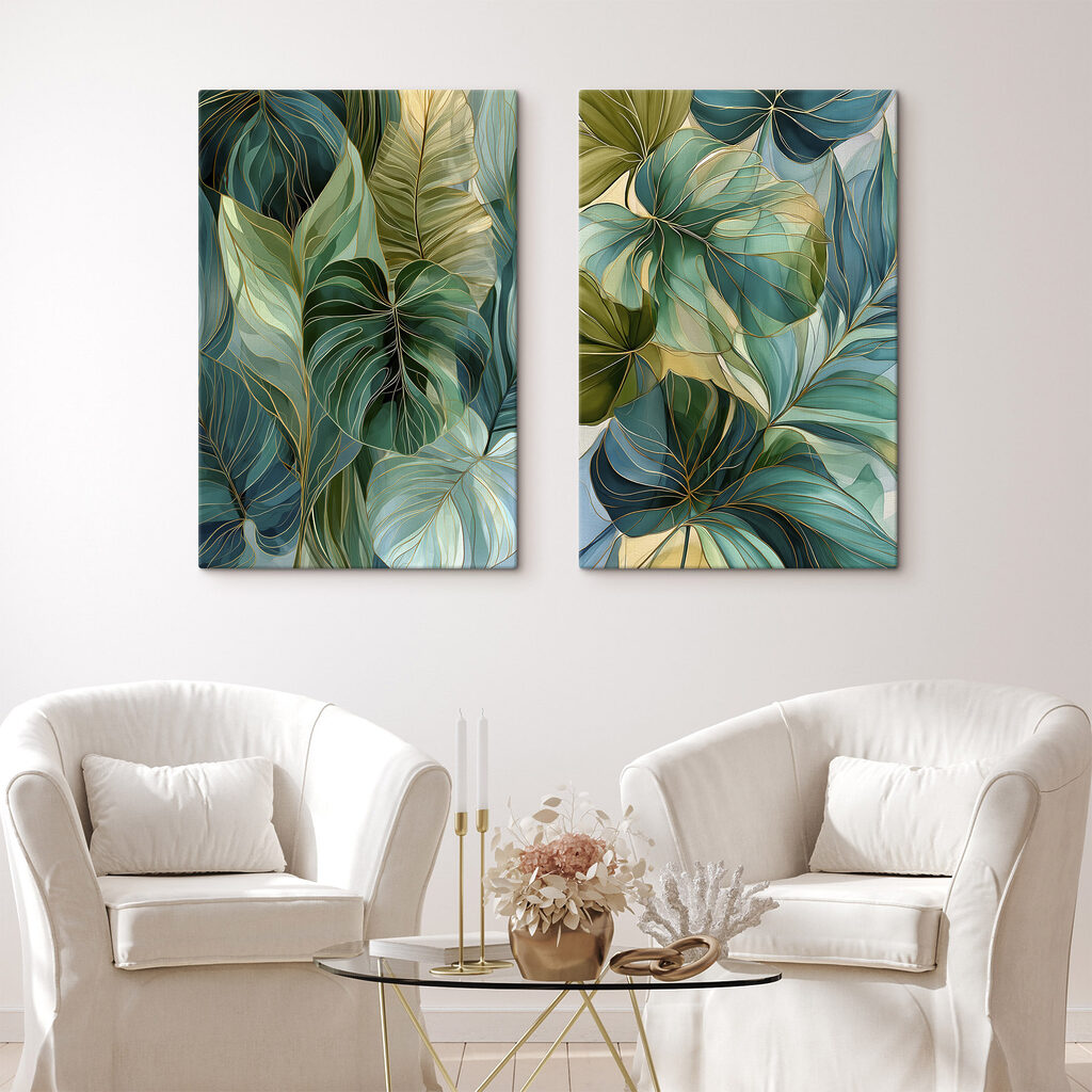 Collage of leaves