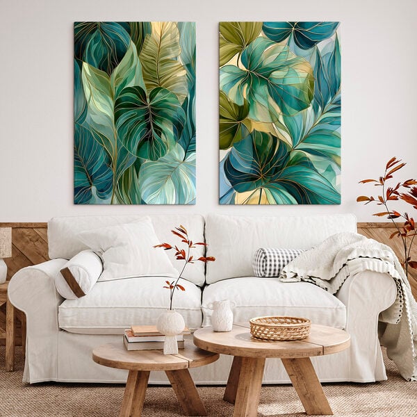 Collage of leaves