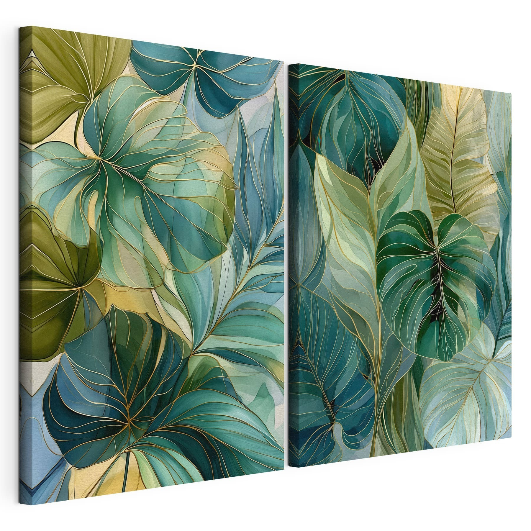 Collage of leaves