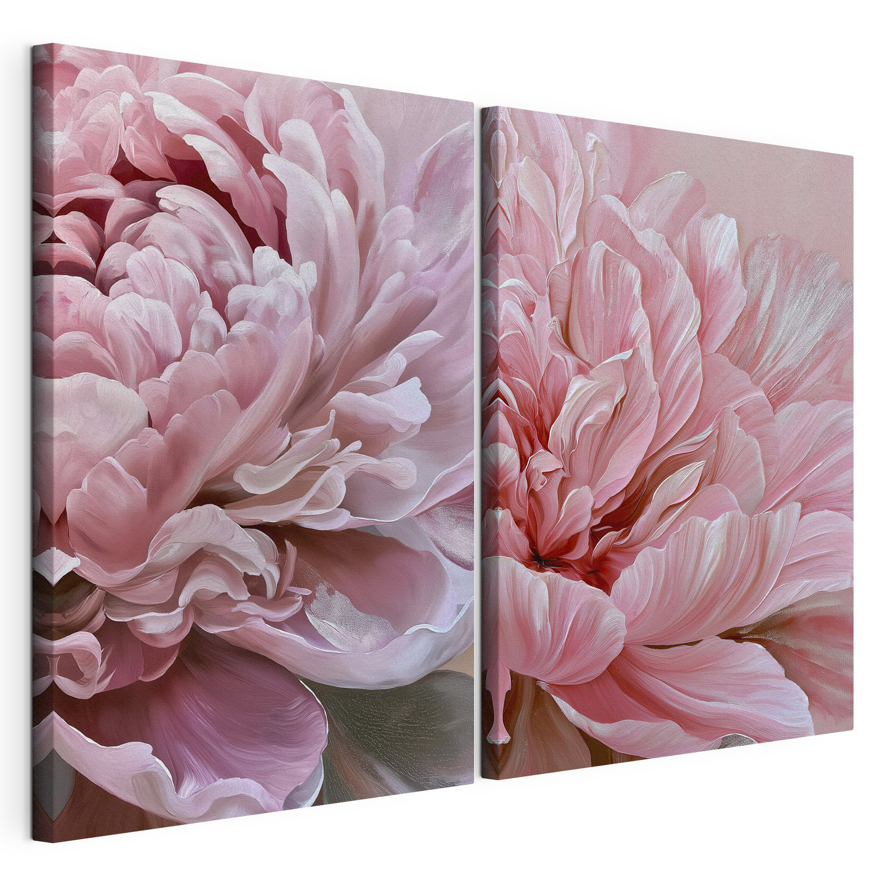 Soft petals in delicate pink hues