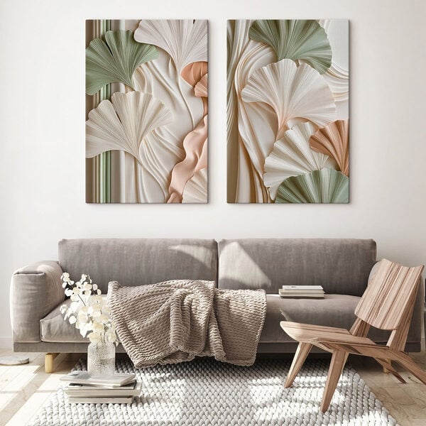 Natural forms and delicate lines unite