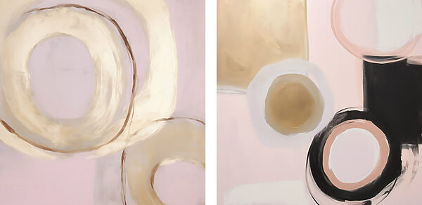 Painting of circles and circles