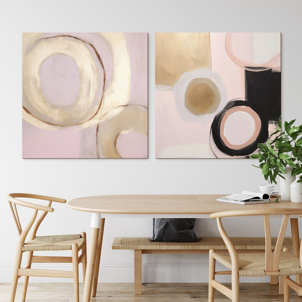 Painting of circles and circles