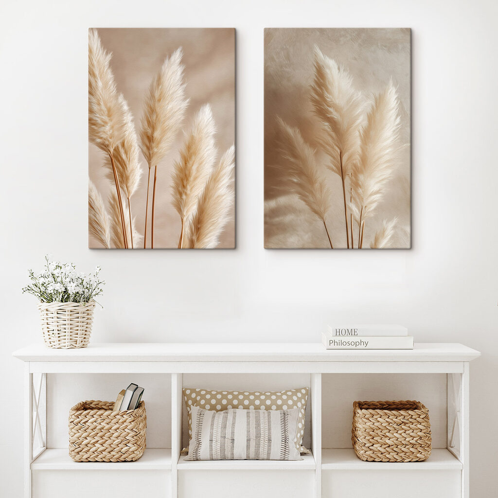 Delicate feathery plants in harmony