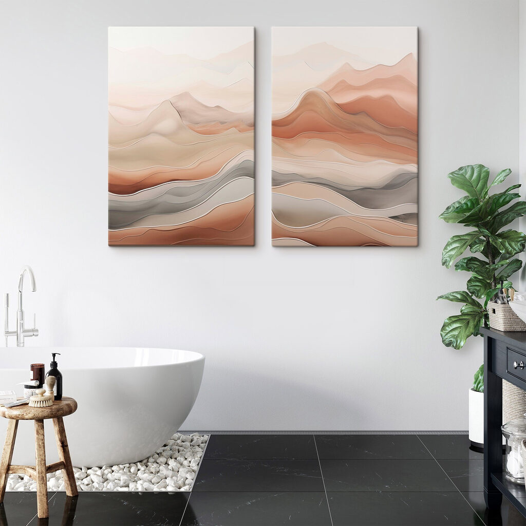 Screenshot of a painting of a desert landscape