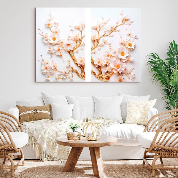 Whimsical blossoms in delicate artistry