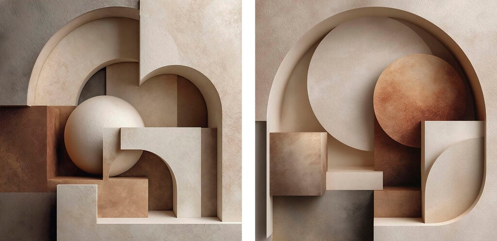 Collage of a couple of objects