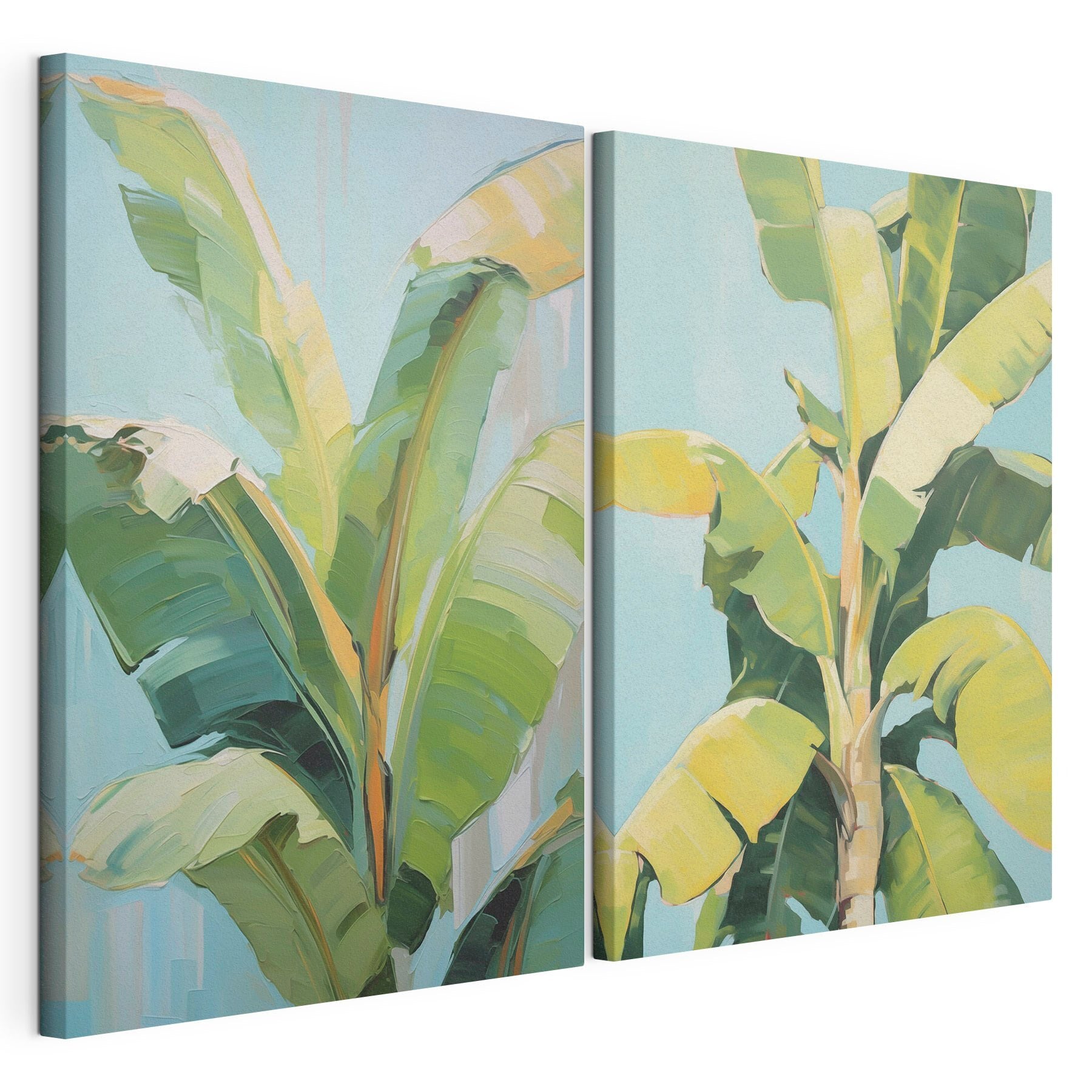 Painting of a banana tree