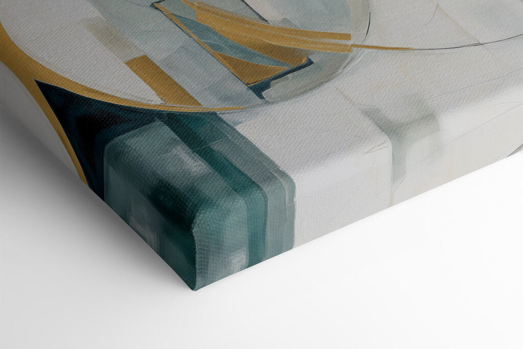 Two paintings of different colors