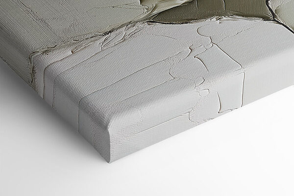 Calming hues in layered composition