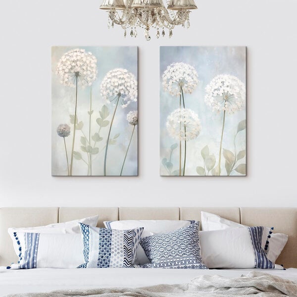 Collage of white flowers