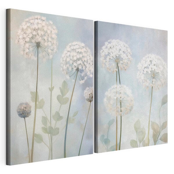 Collage of white flowers