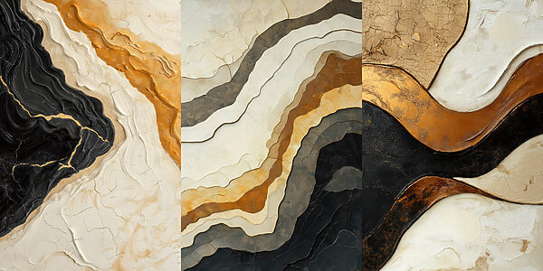 Collage of different textures