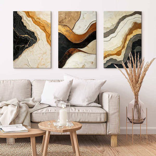 Collage of different textures