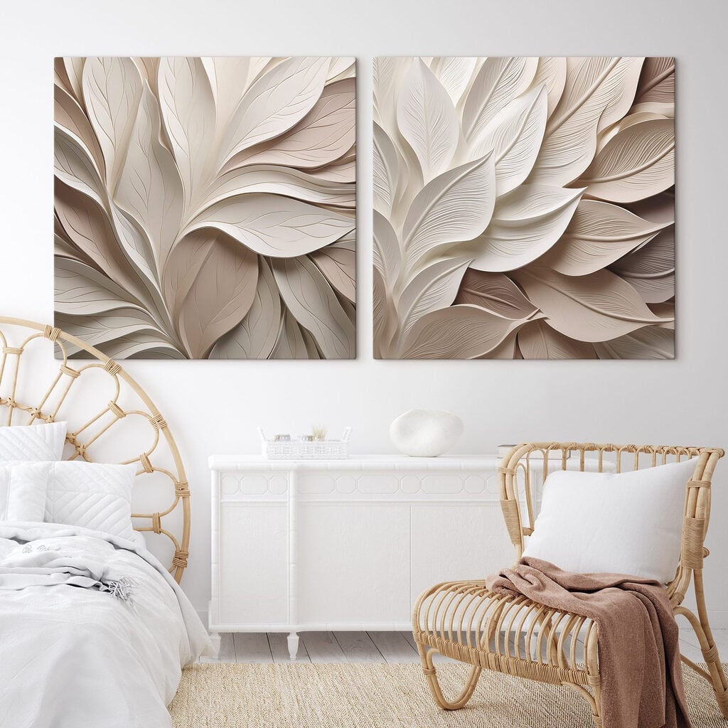 Delicate layers of soft hues