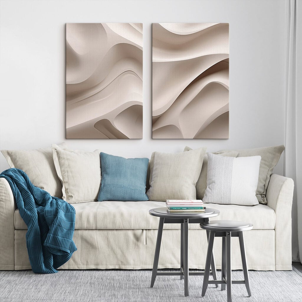 Soft curves in neutral tones